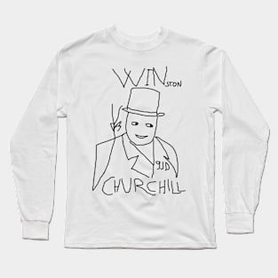 Win ston Churchill by 9JD Long Sleeve T-Shirt